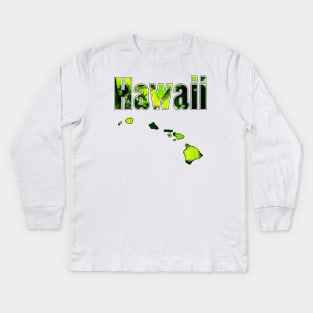 Lush Hawaiian Islands Kids Long Sleeve T-Shirt